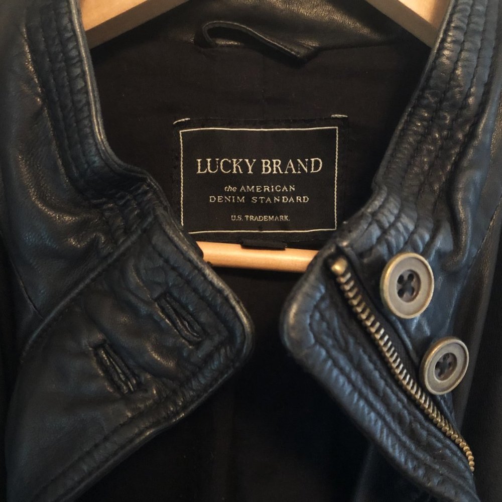 Lucky Brand Black Leather Jacket